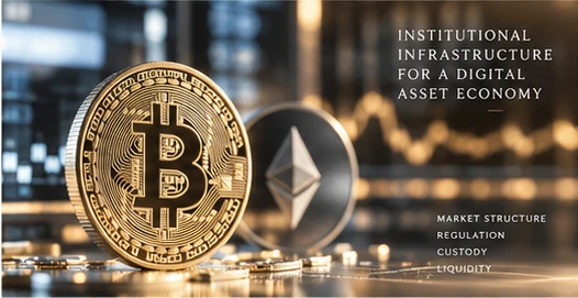 Bitcoin, Ethereum and institutional digital asset market infrastructure